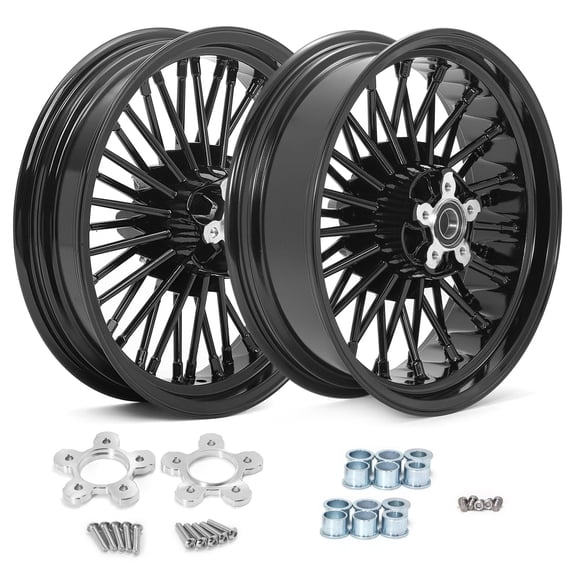 16x3.5 16x5.5 Fat Spoke Wheels for Harley Touring Bagger Electra Glide Ultra