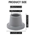 thumbnail image 2 of qifei 60mm Non-Slip Rubber End Covers for Shower Chairs: Safe, Easy to Install!, 2 of 6