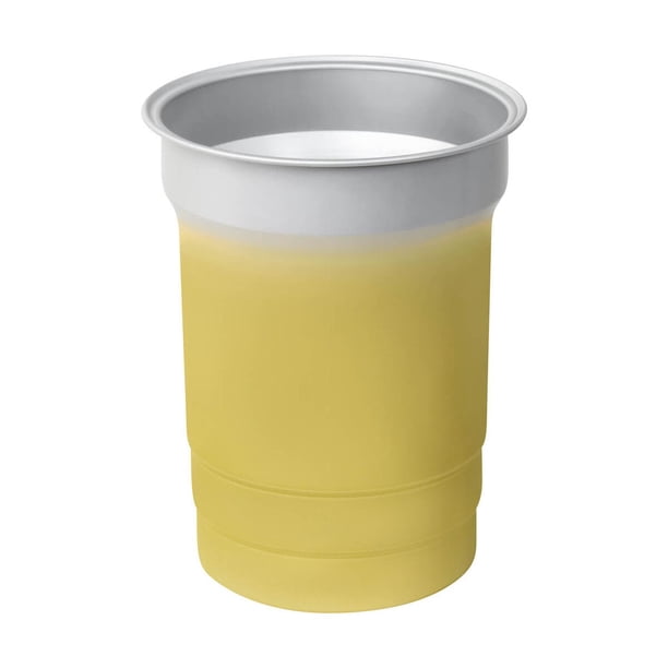 Vaso termosensible de aluminio que cambia de color-renk amarillo 9.8 x 12.5