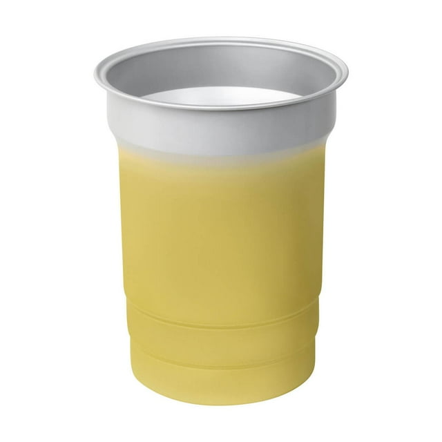 Vaso termosensible de aluminio que cambia de color-renk amarillo 9.8 x 12.5