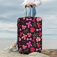 thumbnail image 7 of Honeii Various pink and red Bow knots Elastic Luggage Cover, featuring double-sided printing, is the ideal companion for travel, business trips, and daily use(not included suitcase )-X-Large, 7 of 7