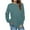 Green, variant on Scyoekwg Women Sweatshirt Solid Color Round Neck Sweatshirt Loose Dressy Blouse Lightweight Comfy Long Sleeve Tops Casual Pullover Clearance (Pink,XL)