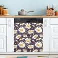 thumbnail image 5 of Coolnut Vintage Daisy Flower Dishwasher Magnet Cover,Reusable Fridge Panel Decal with Magnetic Stickers for Kitchen Appliance Home Decor, 23"x 26", 5 of 6