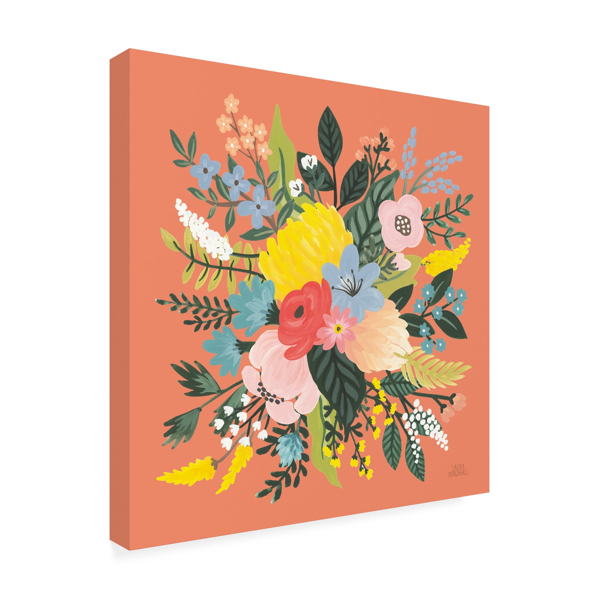 Trademark Fine Art 'Wild Garden VIII' Canvas Art by Laura Marshall
