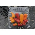 thumbnail image 3 of EcoQuality 8.25X8.75X3.5 Clear Plastic Hinged Container Tamper Resistant Multiple Use Food Storage Container SLP70 (160), 3 of 3
