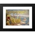 thumbnail image 2 of Antoon Derkinderen 18x13 Black Modern Framed Museum Art Print Titled - The Building of the ‘Argo- (1901 - 1911), 2 of 5
