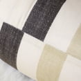 thumbnail image 6 of PiccoCasa 2Pcs Decorative Throw Pillow Covers Striped Cushion Cases, Black and Beige 18"x18", 6 of 7