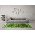 thumbnail image 3 of Ahgly Company Indoor Round Oriental Green Industrial Area Rugs, 8' Round, 3 of 4