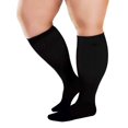 thumbnail image 2 of Plus Size Compression Socks for Women Men Wide Calf 2XL-7XL Stretch Knee High Stockings Varicose Vein Support Socks for Running Sports Hiking, 2 of 8