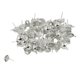 thumbnail image 1 of 100 piezas de aretes de cabujón para mujer Plata, 1 of 9