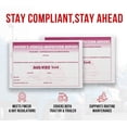 thumbnail image 4 of Driver’s Vehicle Inspection Report Book (31 Sets of Forms) for Truck Drivers - 5-1/2" x 8-1/2", Carbonless 2-Ply, Pre-Trip Inspection Book Meets FMCSR Requirements & DVIR (20 Pcs), 4 of 12