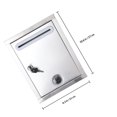 thumbnail image 2 of FONDOTIN Creative Suggestion Box Stainless Steel Waterproof for Office Use 1Set, 2 of 8
