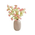 thumbnail image 4 of Vase Decor Flowers, Denbek Artificial Wedding Bouquet: Snowflake & Wild Chrysanthemum with Greenery, 4 of 4