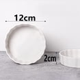 thumbnail image 4 of 5 Oz Creme Brulee Ramekins, Round Fluted Quiche Dishes Tart Pan, Oven Safe Ramekins for Baking, Souffle, Ramekins 12Pack, 4 of 6