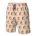 thumbnail image 5 of Naloa Cute Squirrel Men's Beach Shorts, Surfing shorts, Swim trunks, Quick Dry Swim Trunks for Surfing Beach Fun - Large, 5 of 9