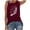 Red, variant on Staron Summer Tops for Women Printed Round Neck Sleeveless Casual Loose Tank Top with Pockets, Red XXL