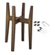 thumbnail image 5 of Soporte ajustable para plantas, soporte resistente, soporte para artículos de madera maciza hecho a mano. marrón, 5 of 9
