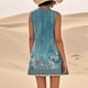 thumbnail image 3 of WILLBEST Vestidos De Verano Vestido De Lino Para Mujer Vestido De Playa Informal Hasta La Rodilla Vestido Sin Mangas Vestido Casual Estampado De Verano Con Bolsillos, 3 of 3