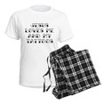 thumbnail image 4 of CafePress - Jesus Loves Me And My Tatto Women's Light Pajamas - Women's Short Sleeve Print T-Shirt and Pants Light Cotton Pajama Set, 4 of 7