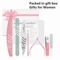 thumbnail image 3 of Nail Files and Nail Buffer, Nail Care Kit, Manicure Kit for Women,Cuticle Nippers,Cuticle Trimmer, Cuticle Pusher,Nail Tools,Nail Kit, Pedicure & Manicure Tools,Nail Prep Kit,Gifts for Mom Women, 3 of 9