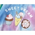thumbnail image 5 of Beezizac Girls 100% Cotton Pajama Set Tie-Dye Ice-Cream Cupcake Pants Jammies PJs Size 6, 5 of 7
