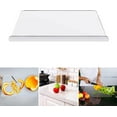 thumbnail image 4 of Leyfeng Lightweight acrylic cutting board with counter lip, non slip transparent kitchen counter cutting, 4 of 8