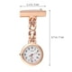 thumbnail image 4 of Reloj de enfermera elegante con broche y alfiler, reloj de bolsillo para enfermera, reloj de bolsillo retro, regalo (oro rosa), 4 of 5