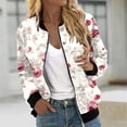 thumbnail image 4 of Jindong Veste à Fermeture Éclair Imprimée pour Femmes Automne et Hiver, 4 of 5