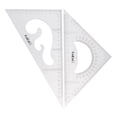 thumbnail image 1 of yuksok 3- 2 /60 Degree Geometry Triangle Ruler Drawing Drafting 6 Pcs, 1 of 9