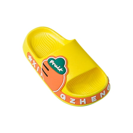 

Binmer Children Summer Cartoon Fruit Slippers Baby Bathing Shoes For Boys Girls In The Bathroom