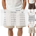 thumbnail image 3 of Yaoyar Wide Leg Linen Shorts for Men Elastic High Waisted Pleated Loose Casual Comfy Shorts, 3 of 7