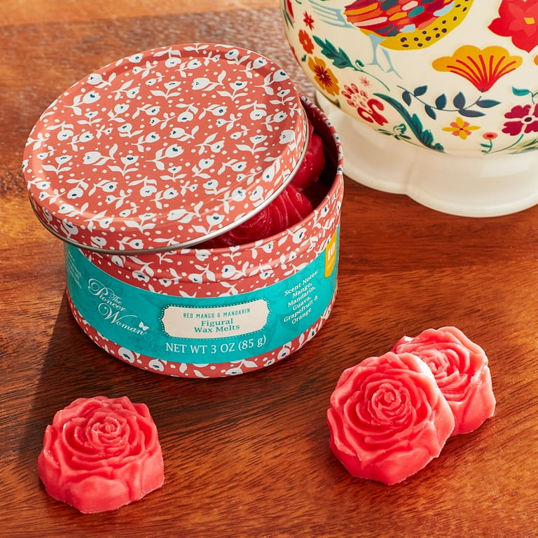 The Pioneer Woman Figural Wax Melts, Red Mango & Mandarin, 10