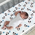 thumbnail image 2 of Sábana para cuna Lambs & Ivy Disney Baby Forever Mickey Mouse, 2 of 4
