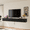 Black-47", variant on 47" Fluted Floating TV Stand, Fully Assembled Wall Mounted Media Console for TVs up to 50", Black