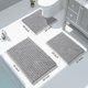 thumbnail image 2 of Alfombra de baño Yimobra Chenille Shaggy 60 x 40 cm gris, 2 of 8