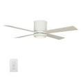 thumbnail image 3 of 52" 4 Blades Smart Ceiling Fan with Light,Works with Google Assistant/Amazon Alexa White, 3 of 6