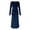 Blue, variant on Dress for Women Long Sleeve Bodycon V Neck Party Formal Dresses Weddding Guest Dresses Mother of Bride Dresses Black XXS