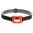 thumbnail image 3 of Advancent Linterna de cabeza Mini Ligero Funciona con batería Accesorios de senderismo Suministros de campamento Linterna LED COB Mini faros Type9 NO9, 3 of 6