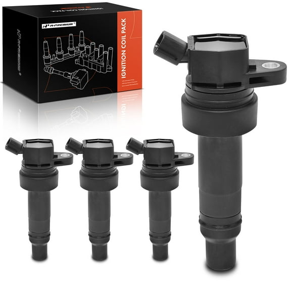 A-Premium Engine Ignition Coil Packs Compatible with Hyundai Veloster 2013-2017 Kia Forte Koup Forte5 L4 1.6L Turbocharged 4-PC Set