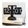 thumbnail image 3 of Flip Desk Clock, Retro Retro Automatic Flip Clock Desk Clock Desk Clock Big Number Home Office Scho, 3 of 5