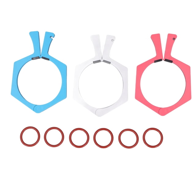 3 uds vasos de sublimación herramienta de pellizco para 20oz espacios en blanco abrazadera de envoltura herramienta de agarre suministros de papel rosa azul blanco
