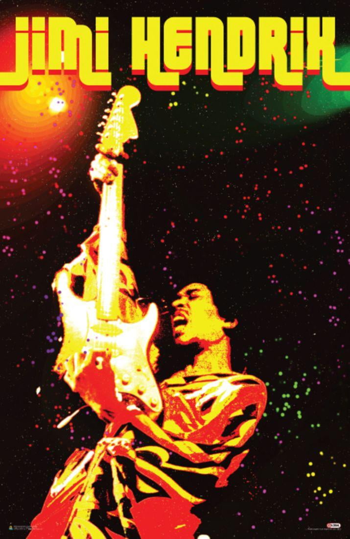 Jimi Hendrix Craziness Quote 24X36 Poster 4647 Poster Print 24x36