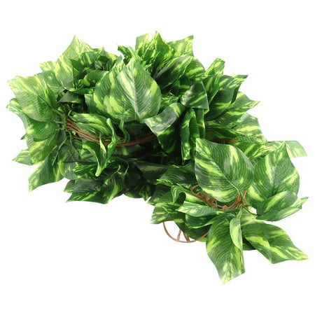 5pcs 8ft Wedding Plastic Artificial Leaves Decor Hanging Ivy Vine