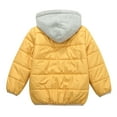 thumbnail image 2 of Richie House Boys' Yellow Padding Jacket with Attached Hood RH1328-E-4/5, 2 of 7