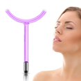 thumbnail image 1 of Electrode Wand Elitzia ETHB01 Tubo de vidrio en forma de Y púrpura, 1 of 9