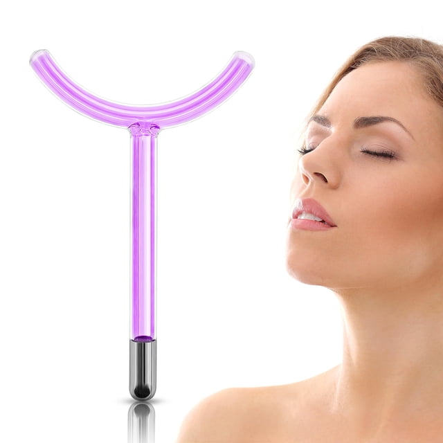 Electrode Wand Elitzia ETHB01 Tubo de vidrio en forma de Y púrpura