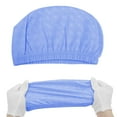 thumbnail image 5 of Unique Bargains 1 Pc Breathable Cube Pattern Swimming Cap Sky Blue, 5 of 6