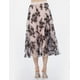 thumbnail image 2 of Falda midi flores negras AMAD Casual para mujer Talla L, 2 of 5