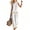 White women's 2 piece tank top set a1, variant on Cagogo Women's 2 Piece Sleeveless Tank Top Wide Leg Pants Set Casual Boho Vacation Outfit Loose Summer Travel Lounge Matching Tracksuits Clothes, Navy XL