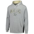 thumbnail image 2 of Men's Colosseum Heathered Gray Georgia Tech Yellow Jackets Arch & Logo 3.0 Pullover Hoodie, 2 of 3